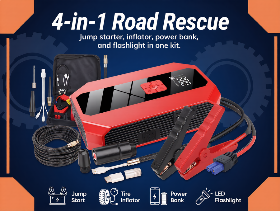 Jump Starter + Air Compressor 1500A